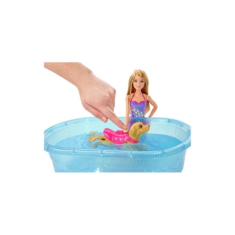 Barbie Dmc Swimming Pup Pool Doll