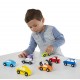 Melissa & Doug Wooden Cars Vehicle Set in Wooden Tray