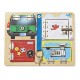 Melissa & Doug Locks and Latches Board Wooden Educational Toy