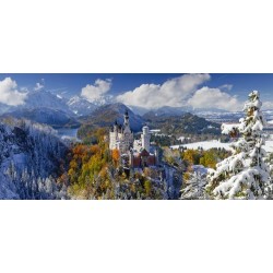 Ravensburger Neuschwanstein Castle Panoramic, 2000pc Jigsaw puzzle