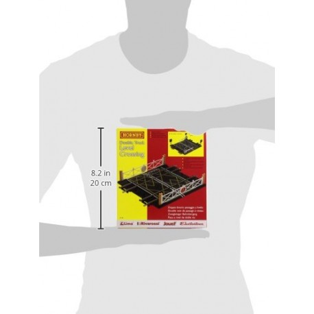 Hornby R636 00 Gauge Level Crossing Double Track