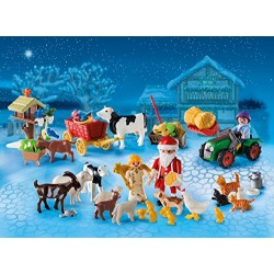 Playmobil 6624 Advent Calendar 'Christmas on the Farm' with Extra Animals