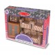 Melissa & Doug Classic Victorian Wooden and Upholstered Doll's House Living Room Furniture (9 pcs)