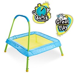 Kid Active Easy Assembly Childrens Junior Indoor Outdoor Trampoline