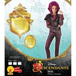 Rubie's Official Disney Descendants Deluxe Mal, Children Costume