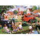 Falcon de luxe The Village Green Jigsaw Puzzles in one Box (4 x 1000