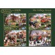 Falcon de luxe The Village Green Jigsaw Puzzles in one Box (4 x 1000