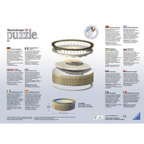 Ravensburger Coloseum Building 3D Puzzle (216 Pieces)