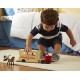 Melissa & Doug Horse Box Wooden Vehicle Play Set With 2 Flocked Horses and Pull