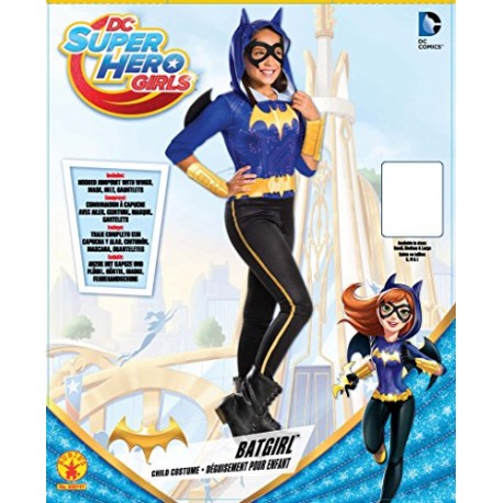 Rubie´s Batgirl Costume, Kids DC Super Hero Girls Outfit, Medium, Age 5