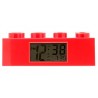 LEGO Red Brick Kids Light Up Alarm Clock | red | plastic | 2.75 inches tall | LCD display | boy girl | official
