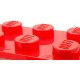 LEGO Red Brick Kids Light Up Alarm Clock | red | plastic | 2.75 inches tall | LCD display | boy girl | official