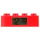 LEGO Red Brick Kids Light Up Alarm Clock | red | plastic | 2.75 inches tall | LCD display | boy girl | official