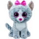 TY 36838&nbsp;Kiki Cat Plush Toy with Glitter Eye Glubschi's Beanie Boo's, 42&nbsp;cm, Grey