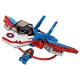 LEGO 76076 Marvel Super Heroes Captain America Jet Pursuit Superhero Toy
