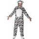 Smiffy's Adult Unisex Dalmatian Costume, Jumpsuit with Hood, Party Animals, Serious Fun, Size
