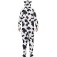 Smiffy's Adult Unisex Cow Costume, All In One Jumpsuit, Size