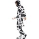 Smiffy's Adult Unisex Cow Costume, All In One Jumpsuit, Size