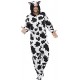 Smiffy's Adult Unisex Cow Costume, All In One Jumpsuit, Size