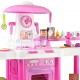 deAO Kitchen Playset with Lights and Sounds Includes Multiple Kitchen Accessories in Color