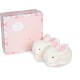 Doudou et Compagnie DC1308 Pink Lapin Bonbon Botties with Rattle (0