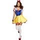 Fever Adult Women's Fairytale Costume, Dress Attached Underskirt, Headband and Choker, Once Upon a Time, Size S, 30195