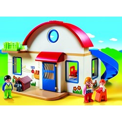 Playmobil 6784 1.2.3 Suburban Home with Working Door Bell and Toilet Flush
