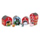 Melissa & Doug Nesting and Sorting Barns and Animals With 6 Numbered Barns and Matching Wooden Animals