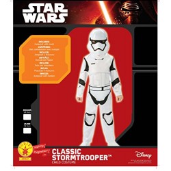 Rubie's Official Stormtrooper Boys Fancy Dress Disney Star Wars The Force Awakens Kids Costume Large Ages 7