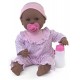 Dolls World 8663 Little Treasure Black Doll