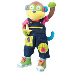 ALEX Toys Little Hands Learn To Dress Monkey