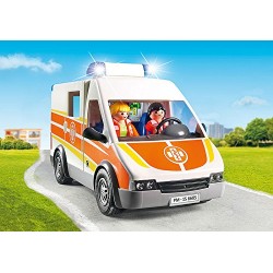 Playmobil 6685 City Life Ambulance with Lights and Sound