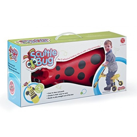 Scuttlebug Beetle (Red and Black)