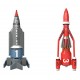 Hornby Corgi Thunderbirds TB1 and TB3 Die Cast Model (Grey/Red)