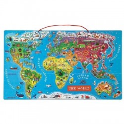 Janod Magnetic World Map