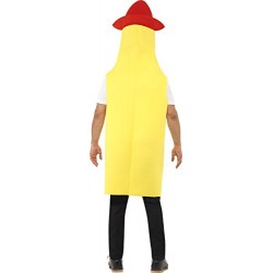 Smiffy's Adult Unisex Tequila Bottle Costume, Jumpsuit, Funny Side, Serious Fun, One Size, 22592