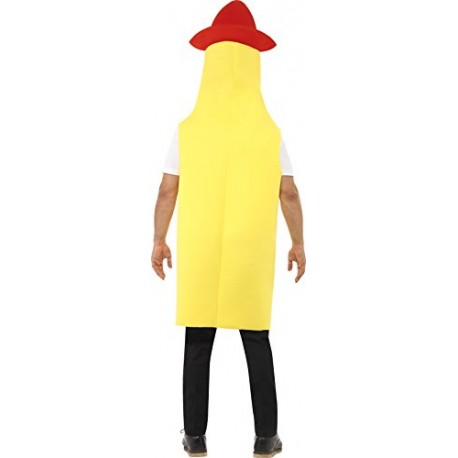 Smiffy's Adult Unisex Tequila Bottle Costume, Jumpsuit, Funny Side, Serious Fun, One Size, 22592