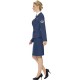 Smiffy's Adult Women's WW2 Air Force Female Captain Costume, Jacket, Skirt, Mock Shirt with Tie and Belt, Wartime 40's, Serious 
