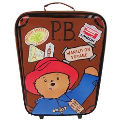 Paddington Bear Children's Luggage Paddington Box Wheeled Bag 18 liters Brown (Brown) PADD001001