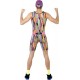 Smiffy's Adult men's Aerobics Instructor Costume, Bodysuit, Hat and Bum Bag, Back to the 90's, Serious Fun, Size M, 23696