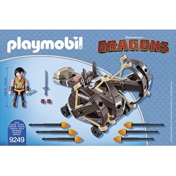 Playmobil 9249 Dreamworks Dragons Eret with 4 Shot Firing Ballista, 4
