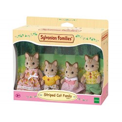 Sylvanian 5180 Families Striped Cat Family