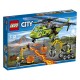 LEGO 60123 City Volcano Explorers Volcano Supply Helicopter