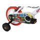Sonic Sprite Kids' Kids Bike White 1 speed mag style wheels fully enclosed chainguard and easy reach brakes