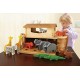 EverEarth EE33727 Giant Noah’s Ark Playset with 14 Animals/Bamboo/Wood