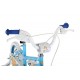 Sonic Angel Girls' Kids Bike Blue 1 speed mag style wheels fully enclosed chainguard and easy reach brakes