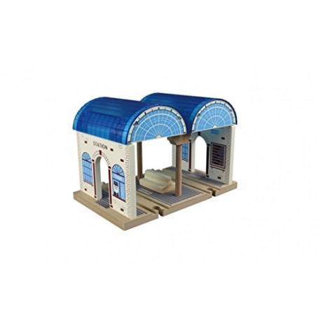 Toys for Play MA50955 Central Station Wooden Train Set
