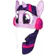 My Little Pony 270MPY Twilight Sparkle Headphone Hat, Child Safe Kids Headphones