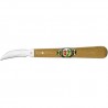Kirschen 3353000 Carving Knife with Wooden Handle, Brown/Silver