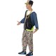 Smiffy's Adult Men's 80's Hip Hop Costume, Jacket, trousers and Hat, Back to the 80's, Serious Fun, One Size, 43198